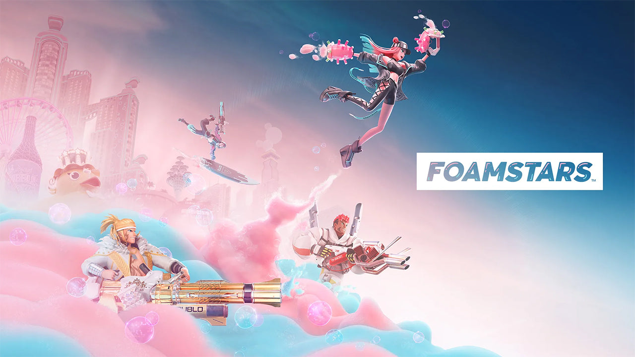 Foamstars game and EasySMX gaming controller