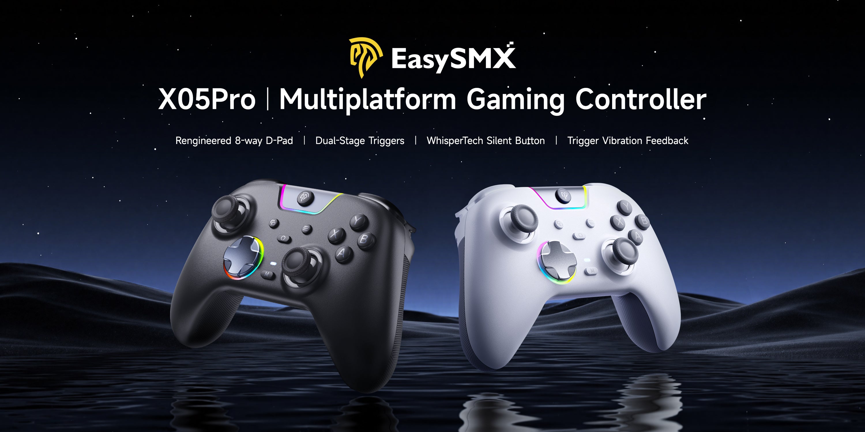 EasySMX Unveils X05Pro: Quiet, Immersive, Pro-Level Controller for Entry to Mid-Level Players