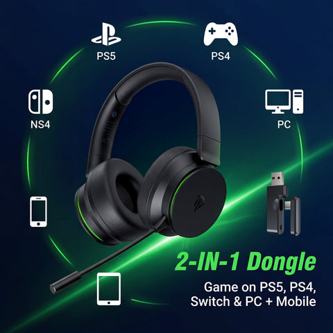 EasySMX® E01 Multi-Mode Wireless Gaming Headset