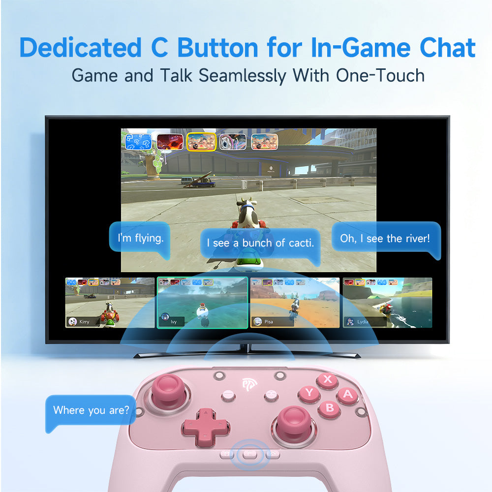 EasySMX® S10 Lite Gaming Controller for Switch 2: Wake up, Back Button and 9-Axis Motion Control (Pre-order)