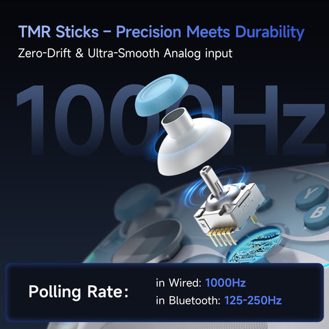 EasySMX® S10 Gaming Controller for Switch 2: Wake up, TMR Sticks, HD Rumble