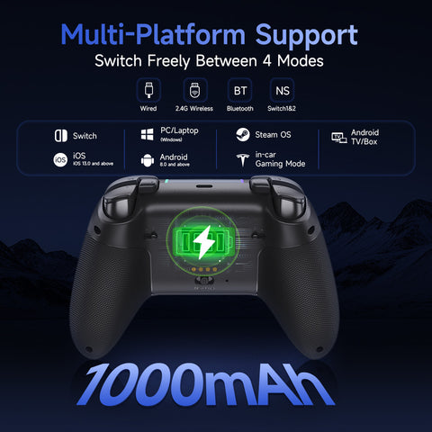 EasySMX® X05Pro Multiplatform Wireless Gaming Controller with Quiet Button