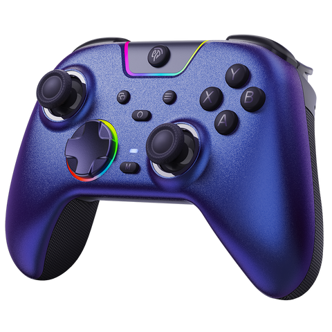 EasySMX® X05Pro Multiplatform Wireless Gaming Controller with Quiet Button - Limited Edition: Aurora Purple