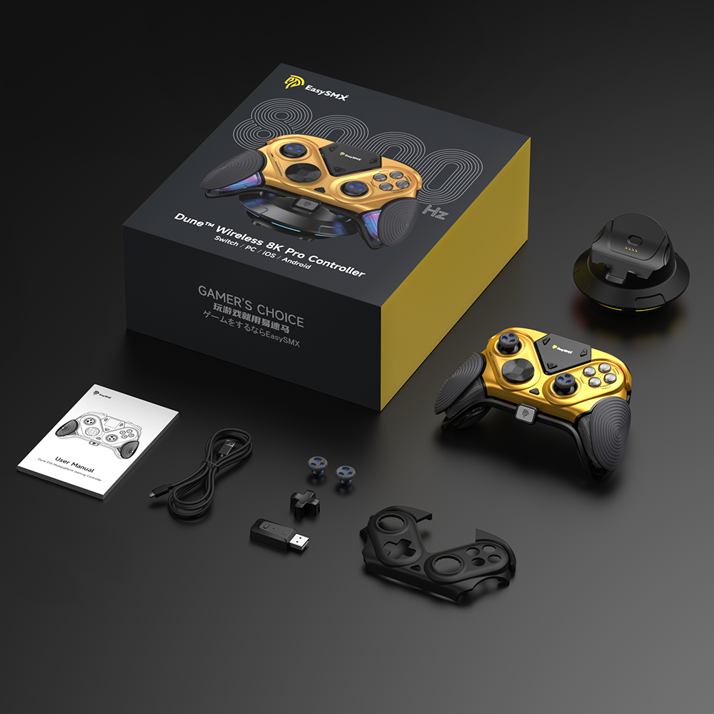 EasySMX® Dune 8K Draadloze PC Gaming Controller